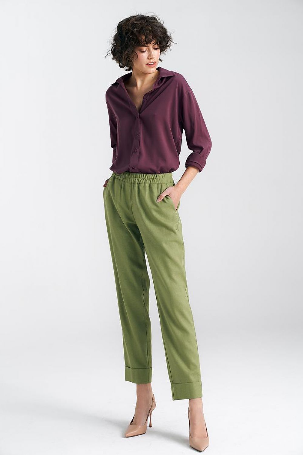 Women trousers model 195463 Green by Nife - Women’s Trousers