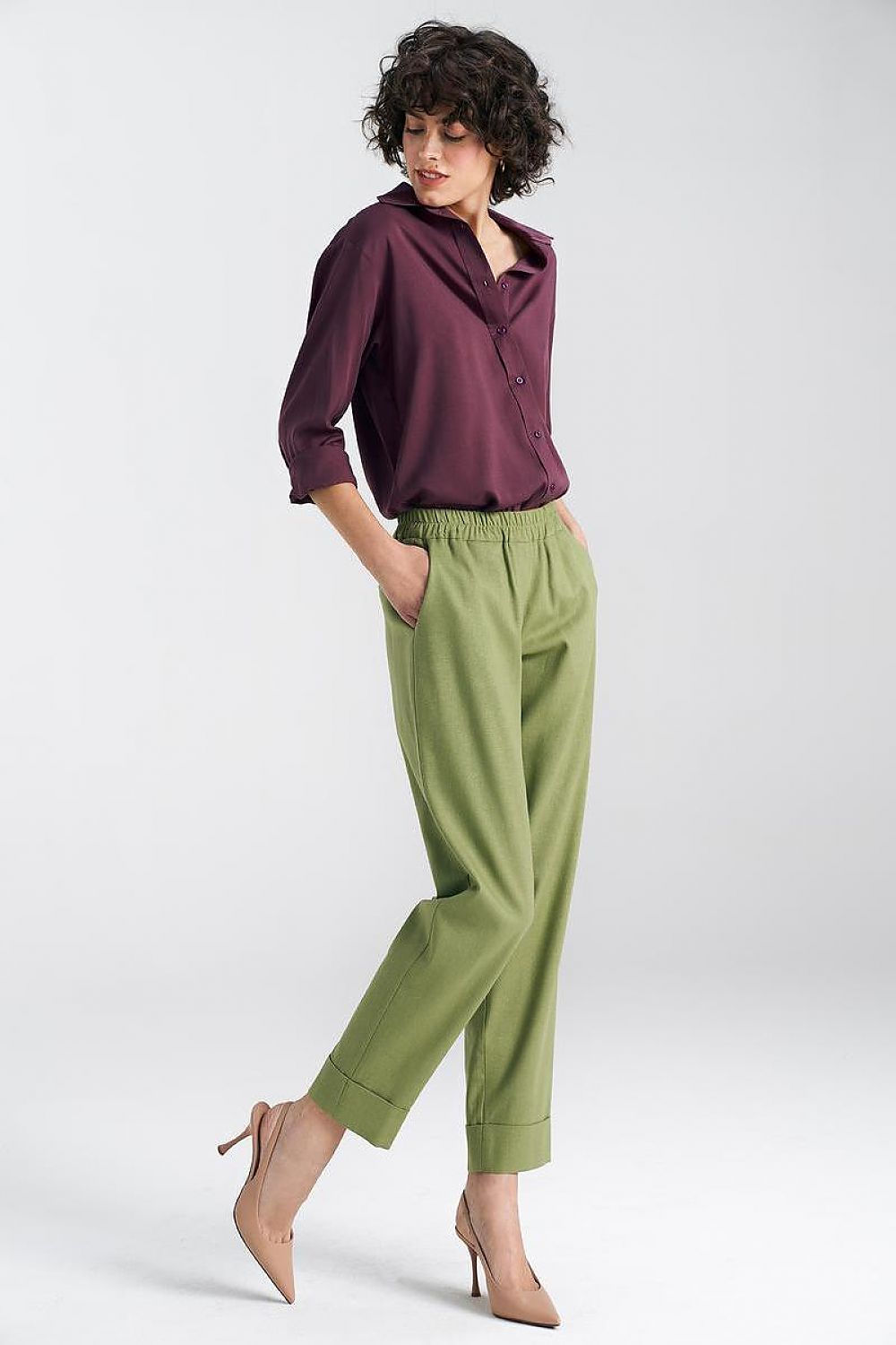 Women trousers model 195463 Green by Nife - Women’s Trousers